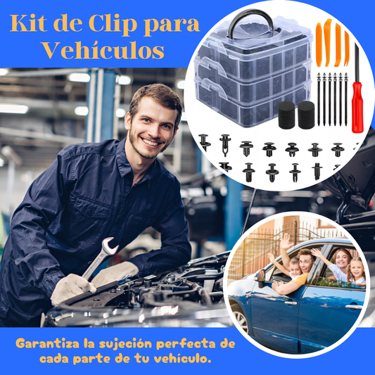 Kit de Clips para Vehículos - 650 Piezas